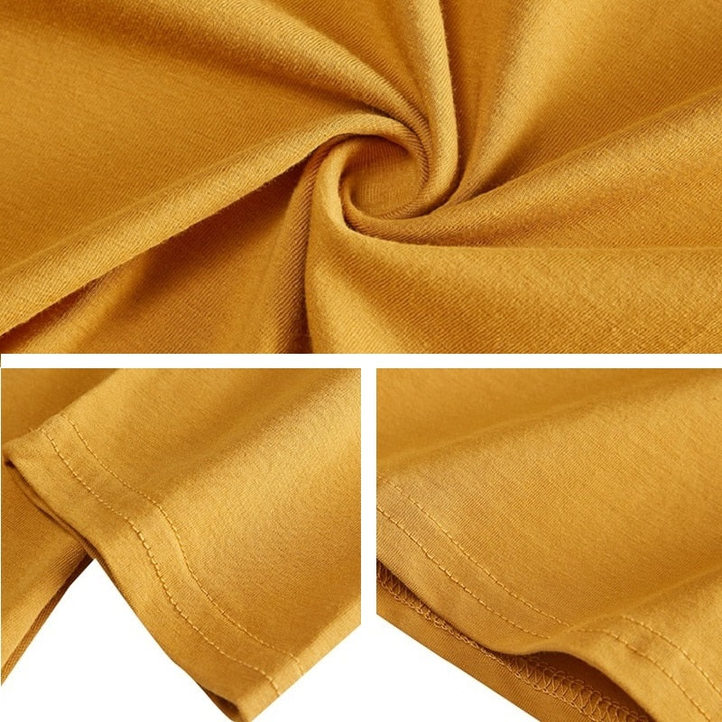 Letter Embroidery 2022 Autumn Cotton T-shirt Spring Women Long Sleeve Casual Red T shirts Fashion O-Neck Blue Yellow Simple Tops