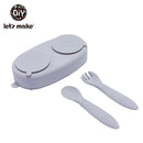 Let's Make 1Set Baby Feeding Anti-slip Pads Two-sided Suction Cup Children Silicone Baby Feeding Bowl Dish Mats Coaster for Kids