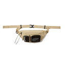 INFLATION Multi-pocket Double Zipper Streetwear Waist Bag Clear Fanny Pack Belt Bag Transparent Plastic Large Bum Bag 228AI2019