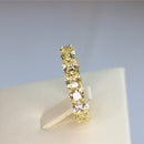 The Whole Row 5A zircon women ring, made of Solid silver 925  Square Cushion Cutting 5 mm size 5 6 7 8 9 10 men ring bijoux femm