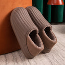 Fashion Women Slippers Winter Warm Fur Slippers Men Women Boys Girls House Shoes Flat Heel Home Indoor Waterproof Female Slipper