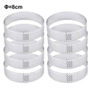 Tart Ring Stainless Steel Tartlet Mold Circle Cutter Pie Ring Heat-Resistant Perforated Cake Mousse Molds Tart Pastry