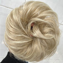 Tinashe Beauty banda elástica con cabello desordenado moño Scrunchy Chignon con banda elástica Messi postizos Donut para mujeres y niños