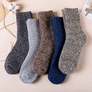 5Pairs/Lot Winter Thicken Wool Socks Men&