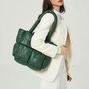 Bolsos de mano acolchados grandes a la moda, bolsos de hombro acolchados de diseñador para mujer, bolso cruzado de algodón de nailon de lujo, bolso de invierno 2022