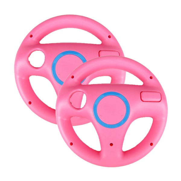 2Pcs Kart Racing Steering Wheel For Nintendo Wii Kart Games Remote Controller Console For Mario Game Accessories