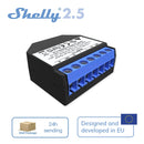 Shelly 2.5 Smart Home Double Relay WiFi Switch Roller Shutter Open Source Wireless  For Garage Door Curtain Dual Power Metering