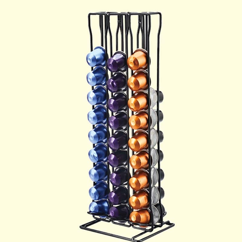 Practical Coffee Capsule Holder Tower Stand For 60/40 Nespresso Capsules Storage soporte capsulas nespresso Coffee Pod Holder