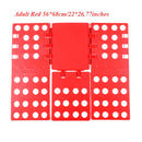 Adult Kid Clothes Folder Plastic Clothing Folding Board T Shirts Folder Easy and Fast Closet Organizer Mom Quick Clothes Holder