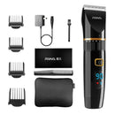 RIWA Hair Clipper Professional Trimmer LCD Display Fast Charge Men Hair Cutting Machine Washable Barber Clipper For Haircut 6501