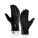 Guantes de ciclismo de invierno Bicicleta Cálido Pantalla táctil Guantes de dedo completo Impermeable Bicicleta al aire libre Esquí Motocicleta Montar