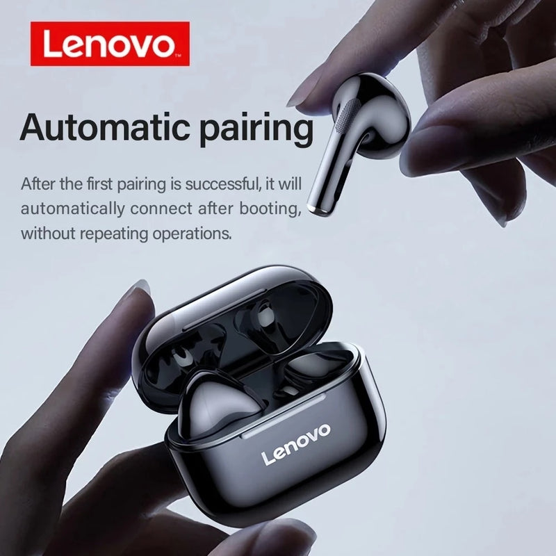 Auriculares inalámbricos Lenovo LP40 originales, auriculares TWS Bluetooth, Auriculares deportivos con Control táctil, auriculares estéreo para teléfono Android