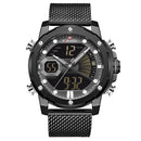 New Watches NAVIFORCE Top Brand Luxury Gold Quartz Mens Watch Waterproof Big Sport Wrist Watch Stainless Steel Date Reloj Hombre