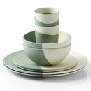 Eco Friendly Bamboo Fiber Tableware Set Lightweight Bamboo Plates Dinnerware Plate Bowl Cup Set for Party Camping Mother&