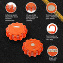 Magnetic Emergency Roadside Safety Light IP44 Road Flares Rescue Orange LED Strobe Warning Light Flashlights Car Beacon Lamps