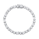TOPGRILLZ 6mm Bracelets High Quality Round and Square Iced Out Cubic Zirconia Women&