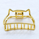 Vintage Metal Hair Claw Cat Ears Hair Clip Hairpin Barrette Retro Vintage Women Girls Hair Styling Tools Hair Accessories Hot