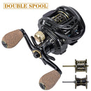 GBC200 142g Ultralight Carbon Fiber BFS Baitcasting Fishing Reel  Double Spool Fishing Bait Smooth Casting Reel UL Fishing Reel