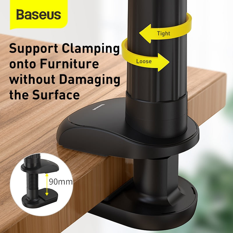 Baseus Rotary Adjustment Lazy Holder Universal Desktop Bedside Stand for iPad Mobile Phone 4.7-12.9 inches Desktop Phone Holder