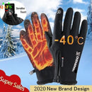 Outdoor Winterhandschuhe Wasserdicht Thermo Fleece Gefüttert Resistent Touchscreen Rutschfest Motorradfahren