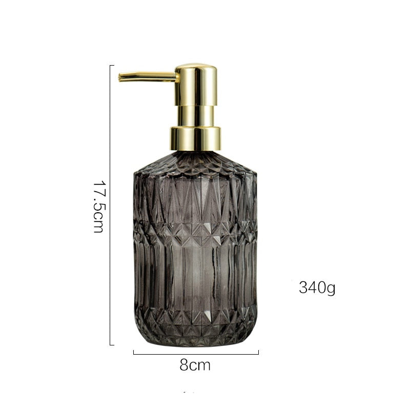 Neue Ankunfts-Badezimmer-Accessoires Glas Seifenflaschenspender Lotionsflasche Press-Typ Händedesinfektionsflasche Schaumpumpflaschen