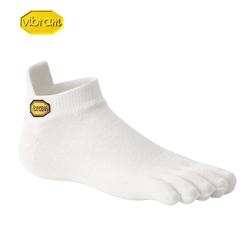 Vibram Five-toe Socks Five Fingers Men Women Spring Summer Outdoor Leisure Sweat-absorbent Wear Sports Low Tube Solid Basketball