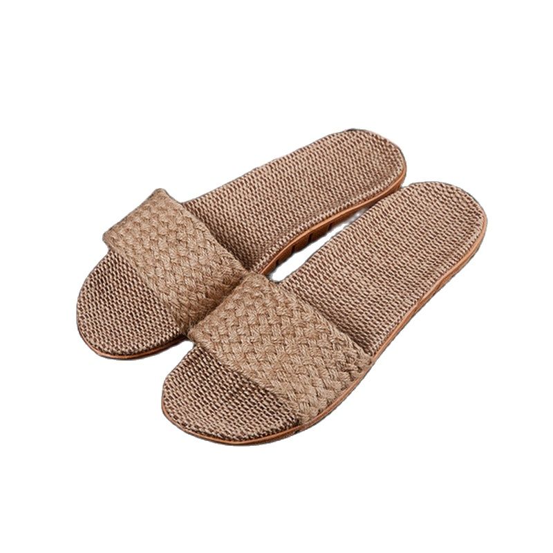 Suihyung Women Slippers Female Casual Flax Slides 13 Colors Linen Belt Ladies Sandals Flip Flops Lovers Summer Indoor Home Shoes