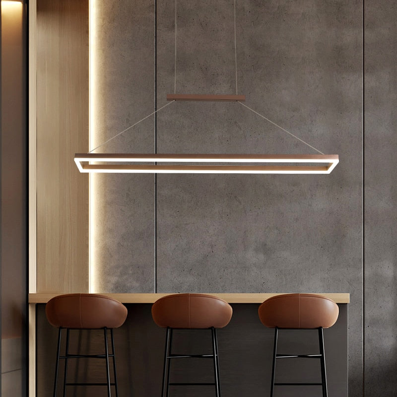 Gold / Kaffee Minimalismus hängende Pendelleuchten für Esszimmer Küche Hängelampe nordische Lampe AC85-265V Pendelleuchten Leuchten