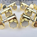 1 Set 1:20 Locking Electric Guitar Machine Heads Tuners For LP SG Guitar Lock String Tuning Pegs 3R3L Gold