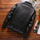 Thoshine Brand Spring Autumn Men Leather Jackets Classic Slim Fit Male PU Leather Coats Motorcycle Biker Streetwear Smart Casual