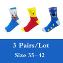 5 Pairs/Lot women socks Casual Korea cartoon animal socks Cotton Cute girl funny mouse duck ankle socks size 35-41 dropshipping