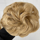 Tinashe Beauty banda elástica con cabello desordenado moño Scrunchy Chignon con banda elástica Messi postizos Donut para mujeres y niños