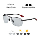 LIOUMO Brand Rimless Photochromic Sunglasses Men Polarized Chameleon Glasses Women Driving Goggles Sun Glasses zonnebril heren