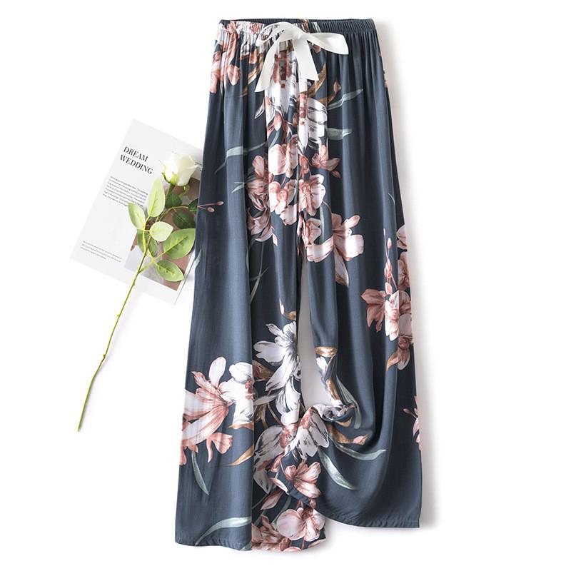 Women Cotton Pants Sleepwear Print Intimate Lingerie Casual Nightwear Pajamas Home Clothes Summer Pyjamas Homewear Pijamas