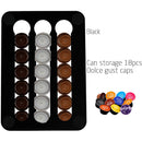 Metal Coffee Pods Holder Aluminum Mirro-Plating Stand Coffee Capsule Storage Rack Nespresso Coffee Capsulas Stand For Nespresso