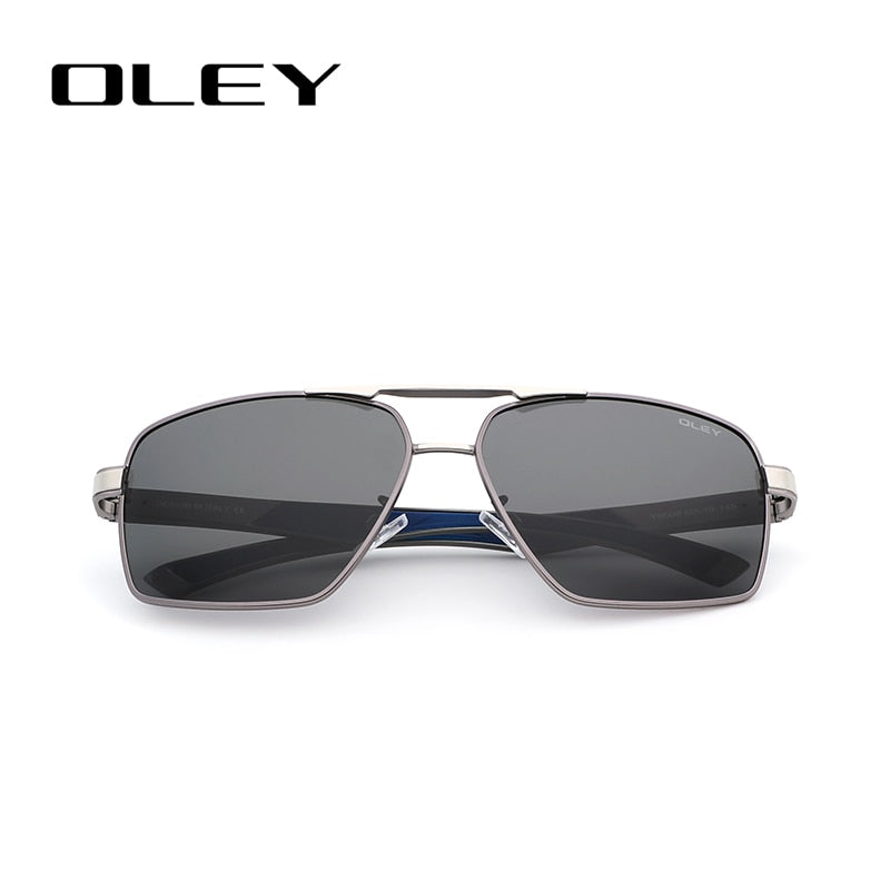 OLEY Brand Design Classic Pilot Polarized Sunglasses Men&