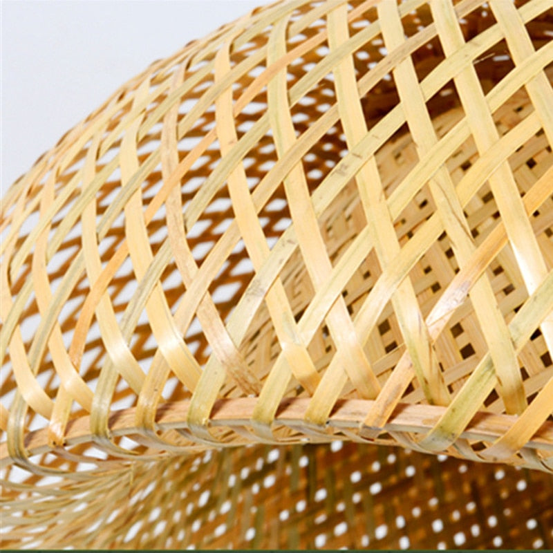 Neue Chinesische Art Pendelleuchte Bambus Leuchte für Esszimmer Dekoration Loft Restaurant Pendelleuchte Hanglamp