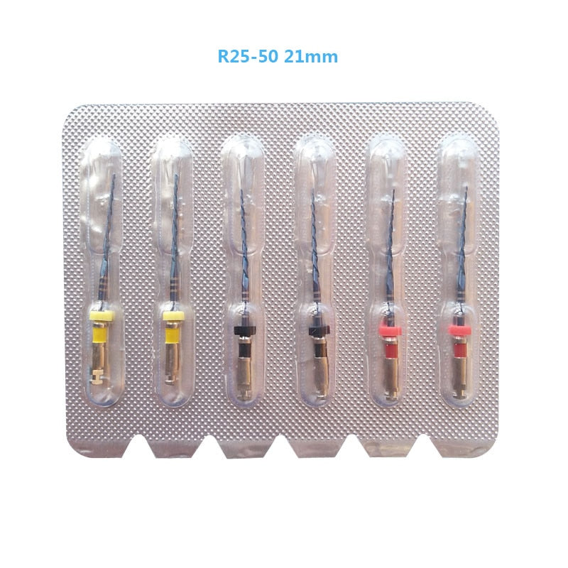 Zahnärztliche reziproke Blue Heat Files R25 25 mm Hin- und Herbewegung Endo NITI File Dental Only One Files Zahnheilkunde endodontisches Instrument