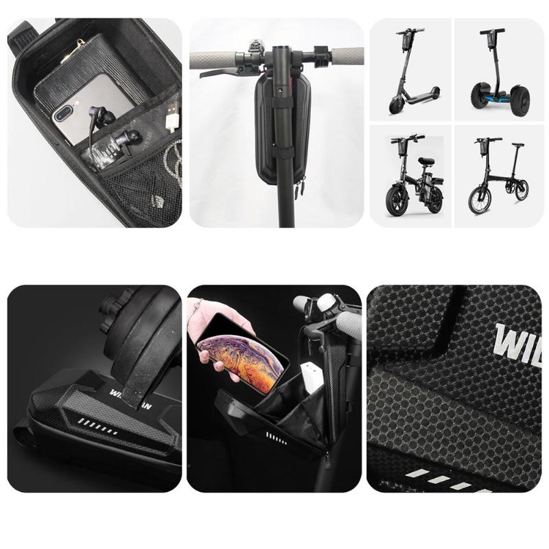 Universal Electric Scooter Head Handle Bag for Xiaomi M365 Ninebot MAX G30 ES1 ES2 ES3 ES4 Scooter  EVA Hard Shell Bag