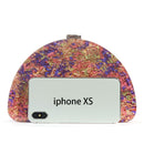 Semicircle Acrylic Wallet Women Evening Clutches Design Bag Shell Handbags Colorful Party Wedding Purses Free Shipping Wholesale