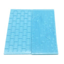 2pcs/set Stone Tree Bark Shape Embossed Bake Tool Fondant Cake Cupcake Decorating DIY Mold Tools Bakeware Cake Moulds