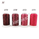 Sanbest Polyester Embroidery Thread High Strength For Brother Singer Janome Babylock Embroidery Machine 1000m Filament Threads