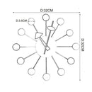 Nordic 3D wooden Large Wall Clock Home Decor Nixie Watch Modern Design Living Room Kitchen Silent Big Clock On The Wall For Gift