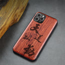 For iPhone 12 Pro Case Boogic Original Wood funda iPhone 12 mini wood Cover Phone Case For iPhone 12 Pro Max