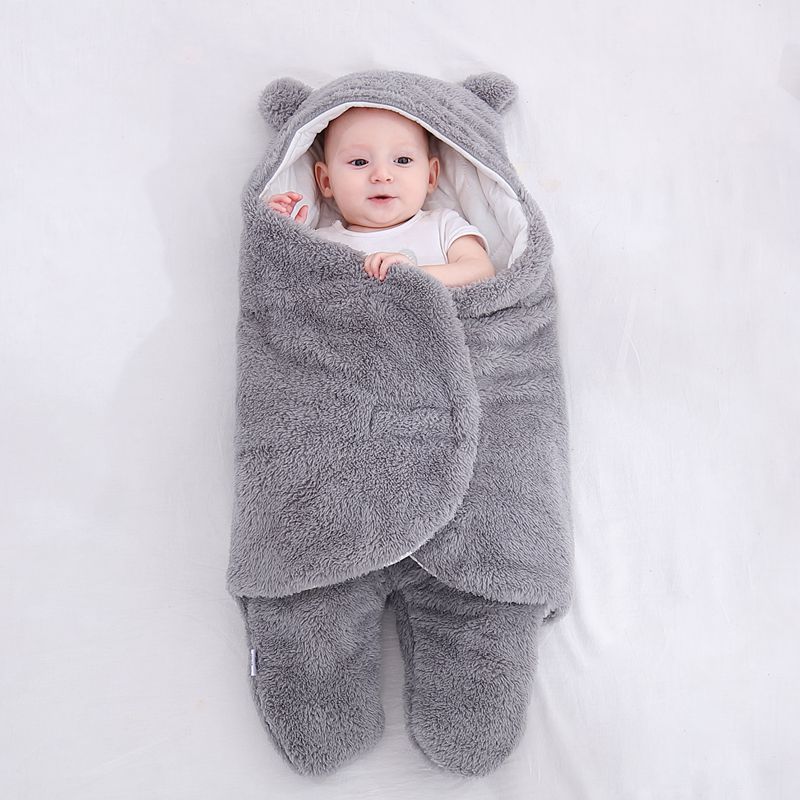 Baby's cuddle newborn baby's fur Jumpsuit 0-3-6 months in autumn and winter