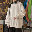 LAPPSTER Men Solid 7 Colors Harajuku Hoodies 2022 Mens Autumn Korean Fashions Oversized Sweatshirts Japanese Streetwear Clothes