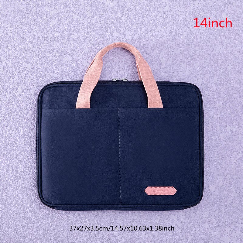 Frauen Laptop Aktentasche Computer Tasche Business Document Organizer Ipad Tote Damen Handtasche Messenger Geldbörse Strap Pouch Zubehör