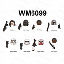 Mandalorians Baby Yoda Ahsoka Building Blocks Star Stormtroopers Luke Skywalker Boba Fett Obi-wan Wars Action Figure Toy