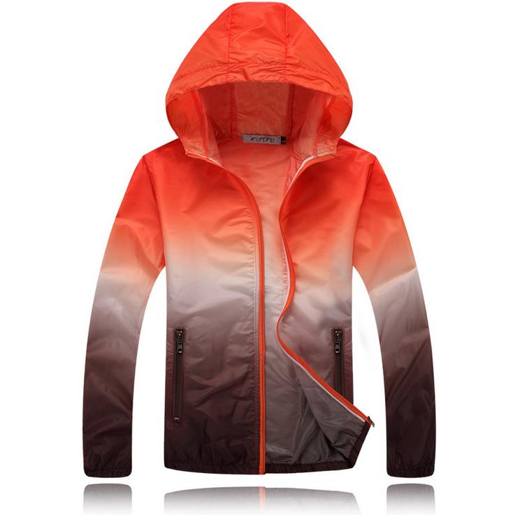 Hombres Mujeres Niños Adolescentes Verano Ultra-Delgado Ultraligero Camping Chaqueta Anti-UV Secado rápido Piel Abrigo Deportes Cazadora Logotipo personalizado