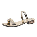 Sommer Damen Sandalen Glitzer Pumps Schuhe Bequeme Damensandalen Gold Silber High Heels Damen Footwear Slip On Sandalen I121